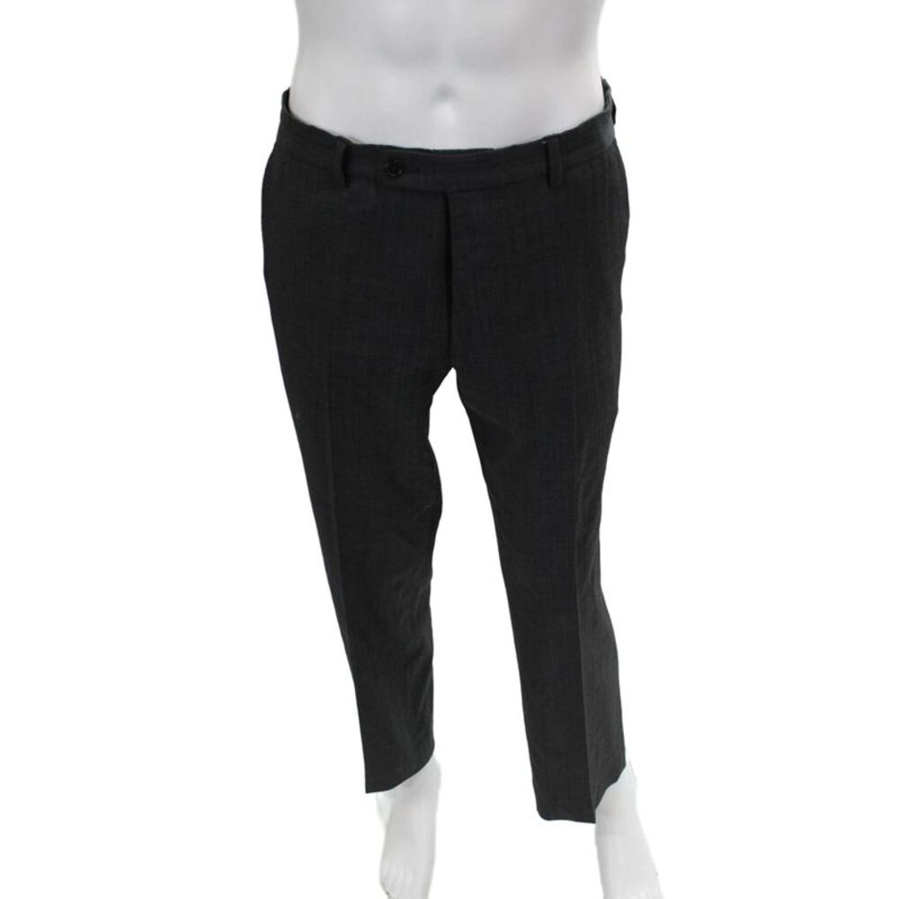 John Varvatos Star USA Mens Dress Pants Gray Wool Size 35